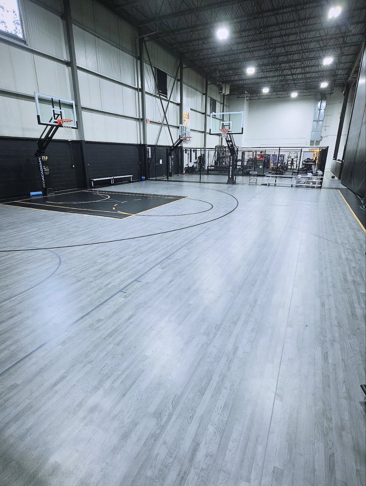 The courts at Legacy Athletics