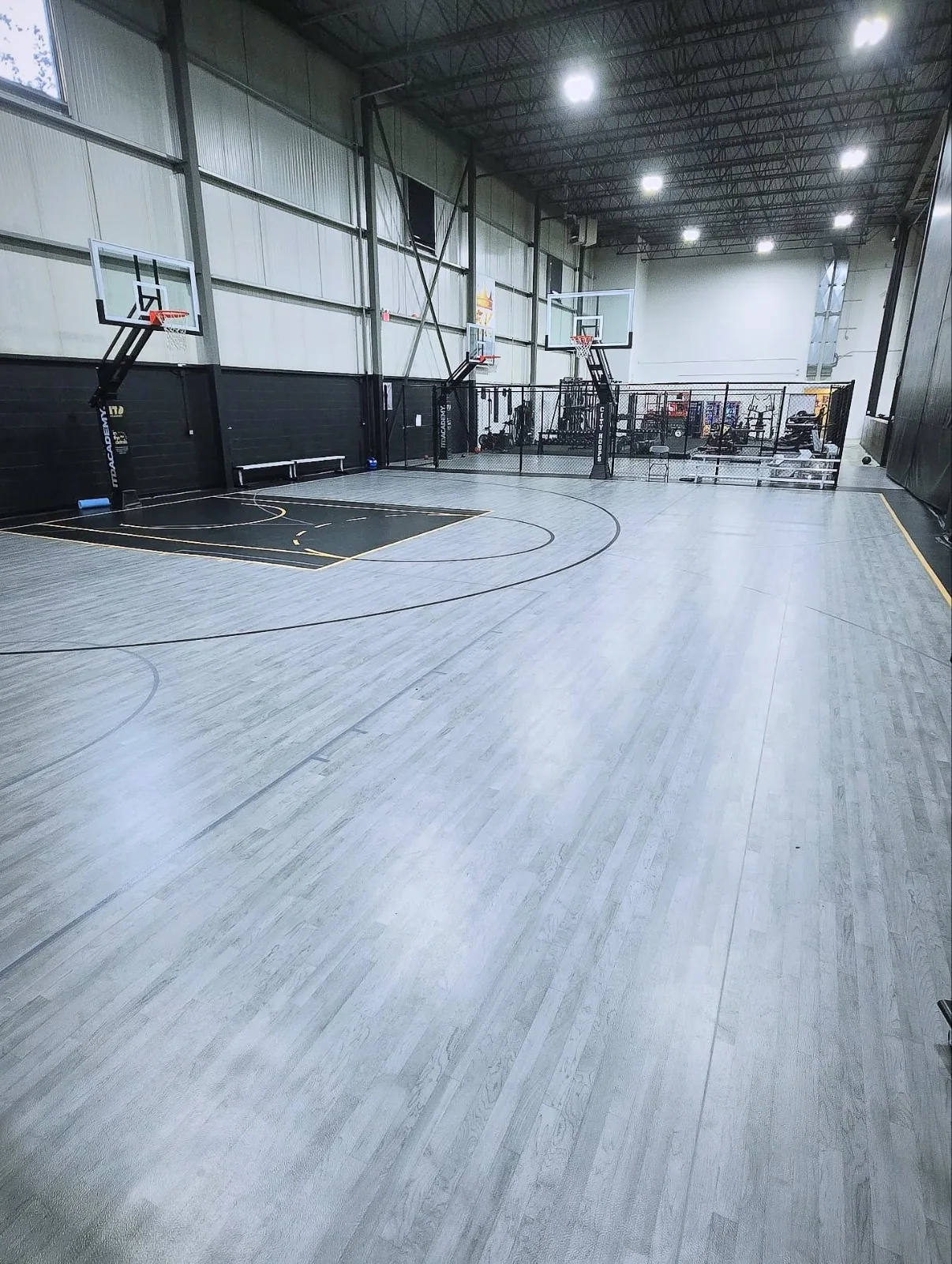 The courts at Legacy Athletics