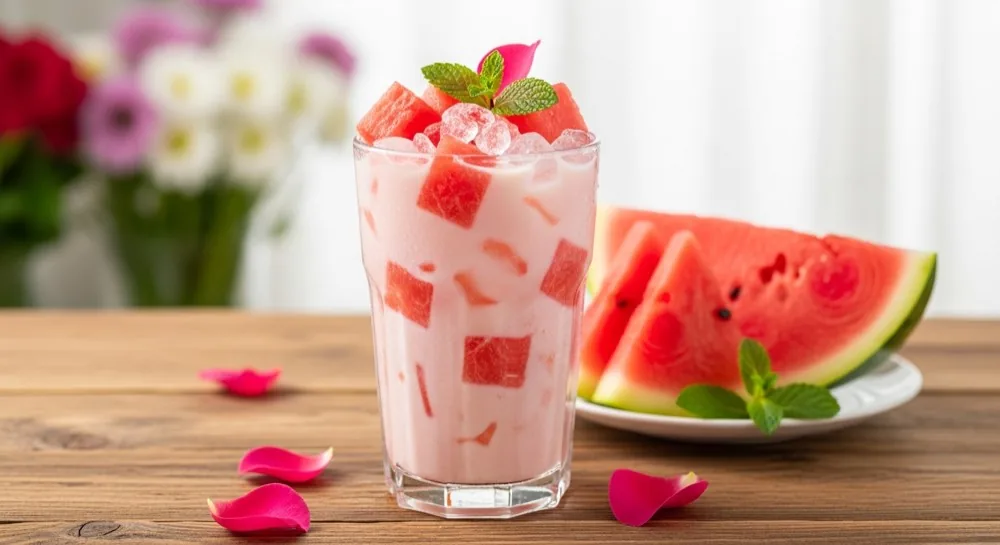 Love in a Glass, a watermelon cooler served at The Oasis Pathfinder fundraiser